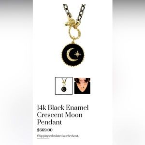 14k gold pendant with diamonds